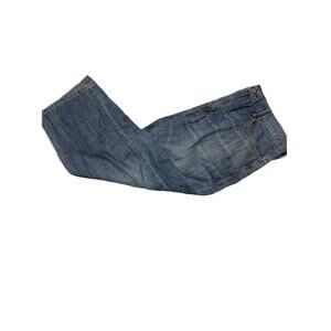 Levis 569 Jeans Mens Tag 38x30 Actual 40x28 Blue Straight Loose Baggy 90s Denim